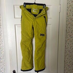 Helly Hansen Lime Green Ski Pants